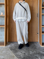 TISSU / カシミヤビーバー タックストレートPT（ベージュ）