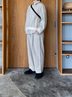 TISSU / カシミヤビーバー ハーフジップブルゾン（ベージュ）