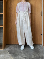 suzuki takayuki / lantern-sleeve blouse（pale foggy rose）