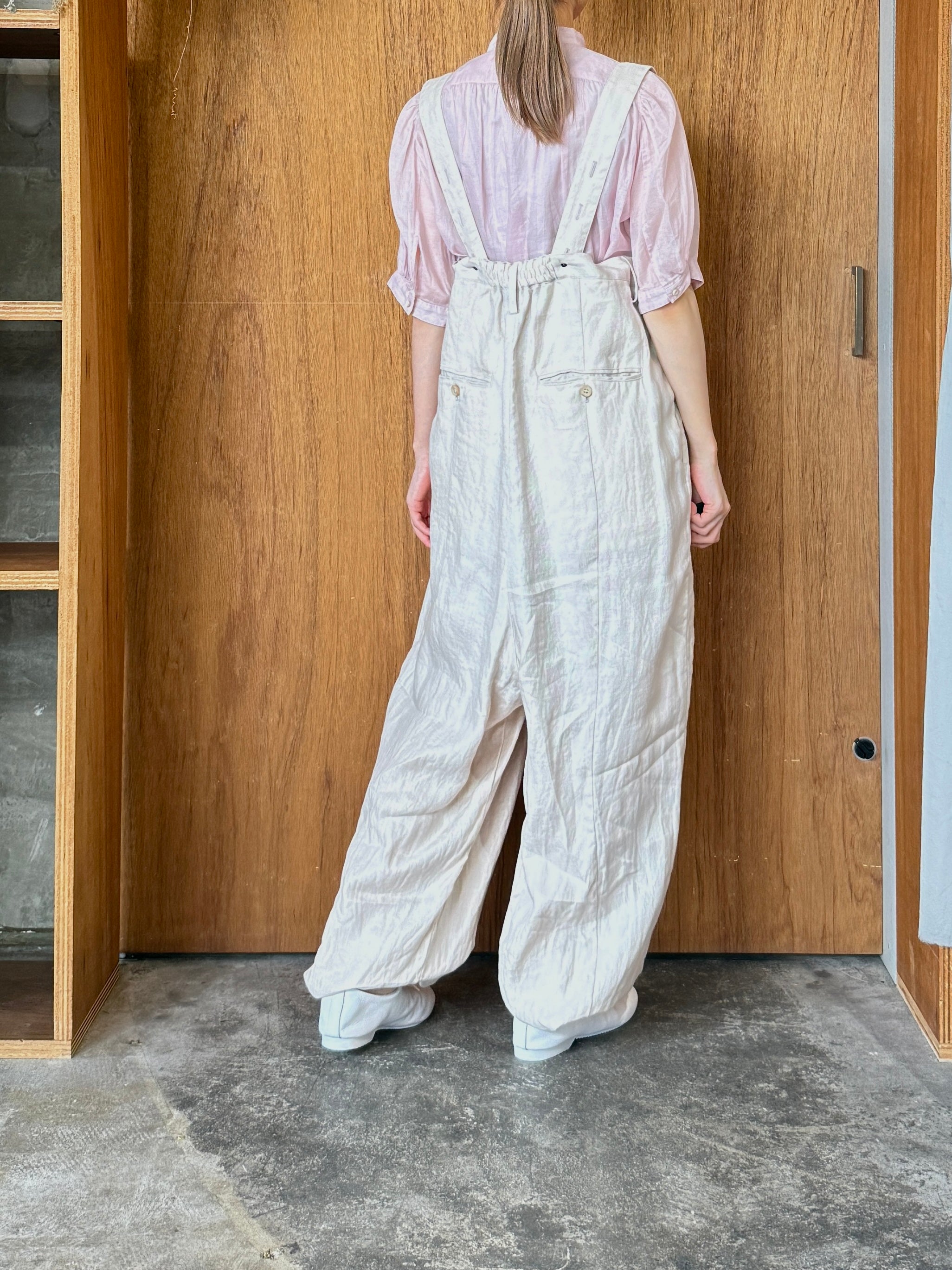 suzuki takayuki / lantern-sleeve blouse（pale foggy rose