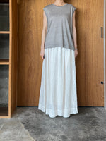 Re arrival!! suzuki takayuki / linen tank top（ash grey）