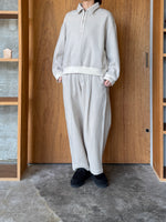 TISSU / カシミヤビーバー タックストレートPT（ベージュ）