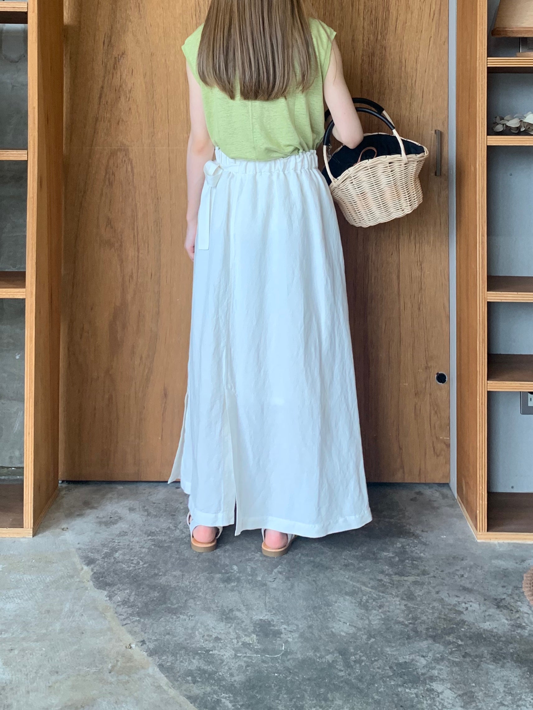 suzuki takayuki / linen tank top