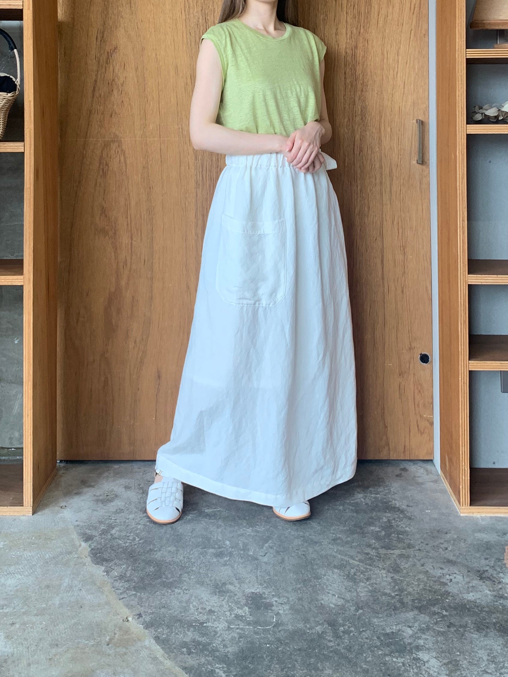 suzuki takayuki / linen tank top