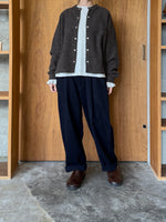 TISSU / カシミヤビーバー タックストレートPT（クロ）