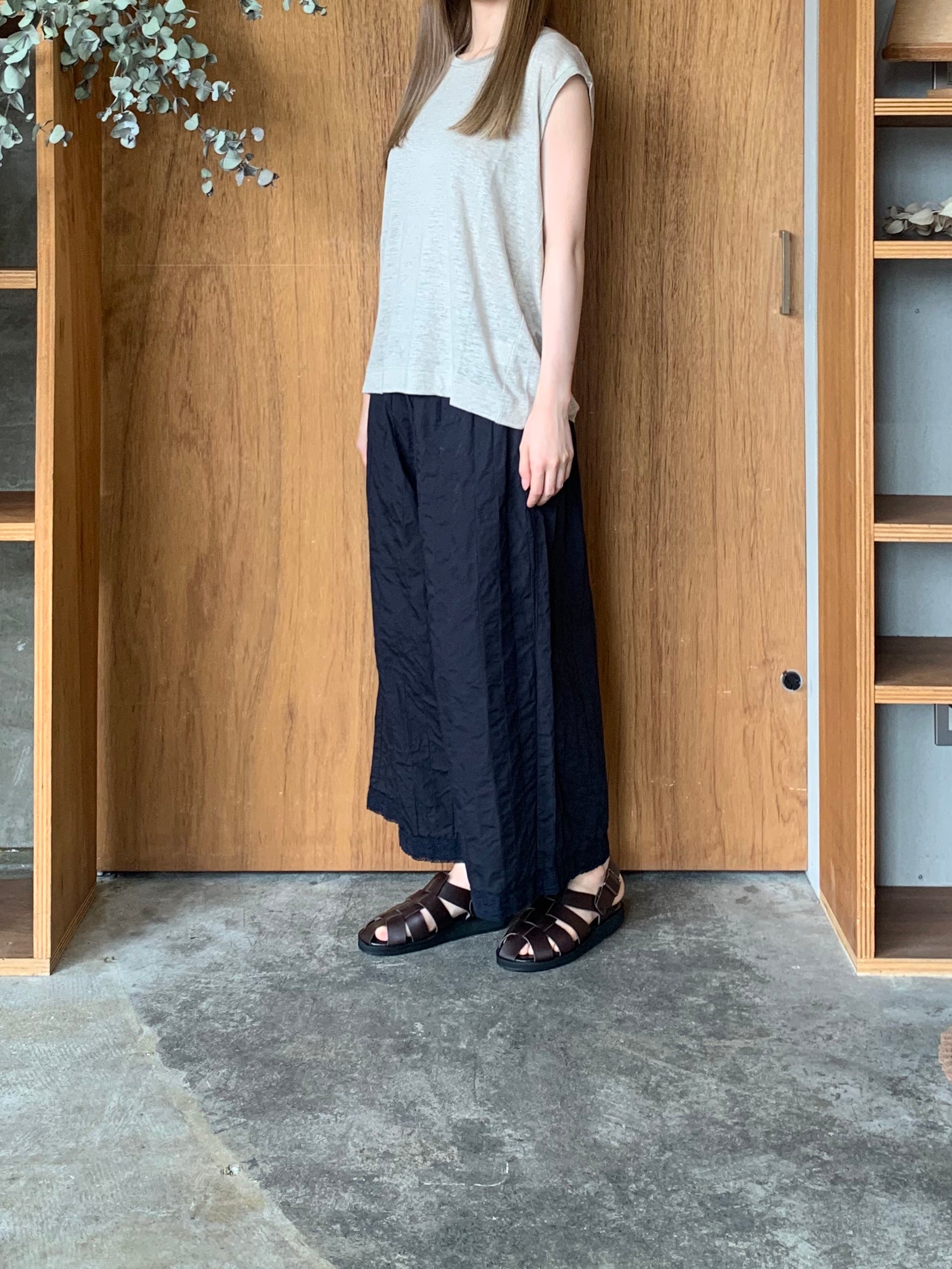 Re arrival!!　suzuki takayuki / linen tank top