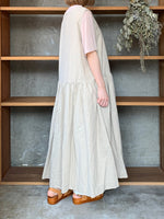 【SALE】ROBE de PEAU / SLEEVELESS CANVAS ONE PIECE (NATURAL)