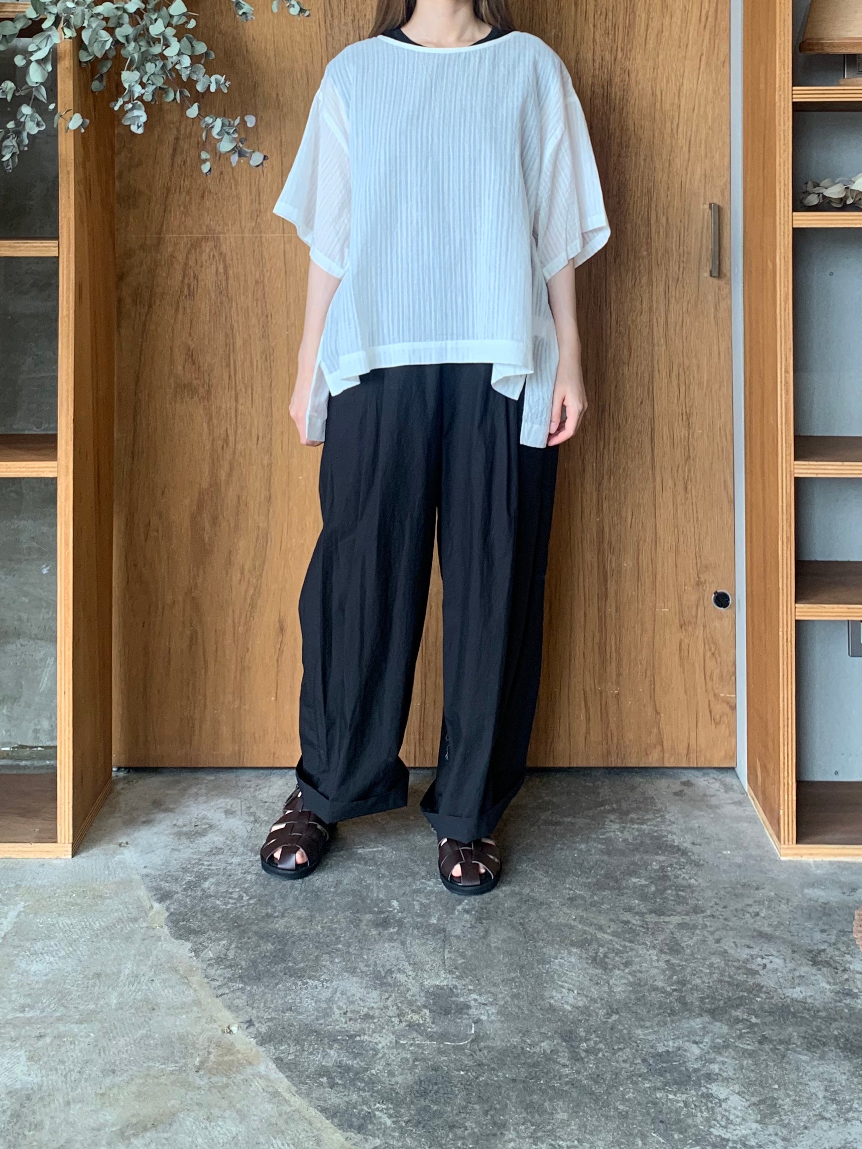 Re arrival!!　suzuki takayuki / linen tank top