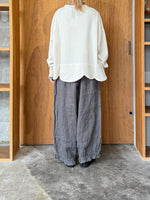 tumugu / ソリトリネン パンツ（SLATE GRAY）