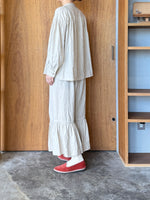 ROBE de PEAU / CAMILLE BAND COLLER SHIRT (NATURAL)