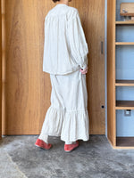 ROBE de PEAU / CAMILLE BAND COLLER SHIRT (NATURAL)