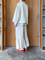 ROBE de PEAU / CAMILLE FRILL PANTS (NATURAL)