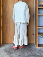 ROBE de PEAU / CAMILLE FRILL PANTS (NATURAL)