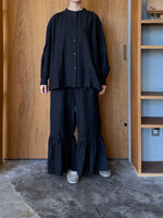 ROBE de PEAU / CAMILLE FRILL PANTS (BLACK)