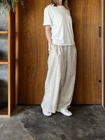 me. / washable skin jersey basic T （IVORY）
