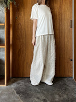 me. / washable skin jersey basic T （IVORY）