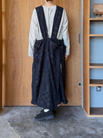 Vlas Blomme / Ombre Check 2Wayラップスカート(Charcoal)