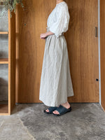 GASA*/  波紋の仕事 Ripple Work　ボックススリーブブラウス (off white)