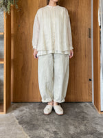suzuki takayuki / layered blouse（mist white）