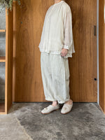 suzuki takayuki / layered blouse（mist white）