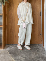 suzuki takayuki / layered blouse（mist white）