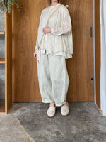 suzuki takayuki / layered blouse（mist white）