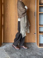 suzuki takayuki / shawl（burnt umber）