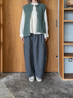 tumugu / ウールメランジ パンツ（GRAY）