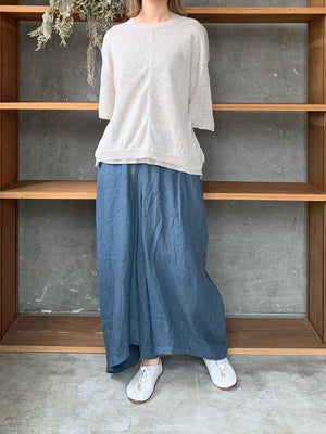 suzuki takayuki / knitted t-shirt（beige）