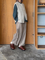 tumugu / ミックスケーブルユニット 2wayベスト（BEIGE）