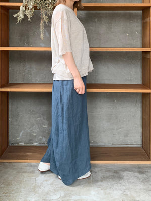 suzuki takayuki / knitted t-shirt（beige）