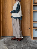 tumugu / ミックスケーブルユニット 2wayベスト（BEIGE）