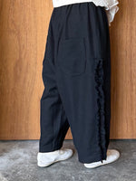 tumugu / ウールメランジ パンツ（BLACK）