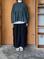 tumugu / ウールメランジ パンツ（BLACK）