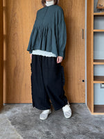 tumugu / ウールメランジ パンツ（BLACK）