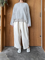 tumugu / ベーシック天竺×エアシアーツイル プルオーバー（GRAY）