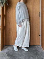 tumugu / ベーシック天竺×エアシアーツイル プルオーバー（GRAY）
