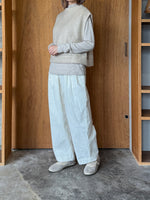 PARIS DE AOUNE /  シープヘアーモヘア ベスト（アイボリー）