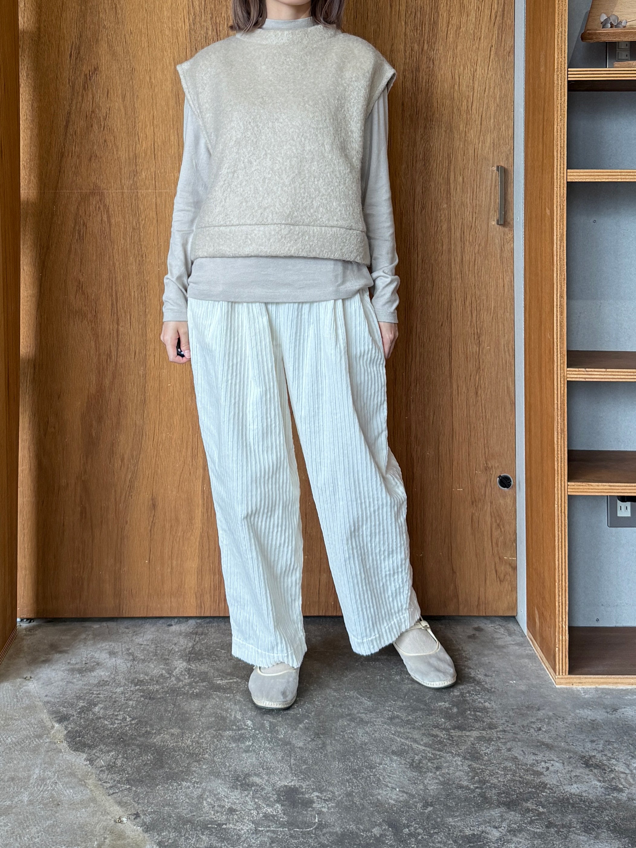 UNIVERSAL TISSU / 親子コーデュロイ イージーサルエルPT（オフ）