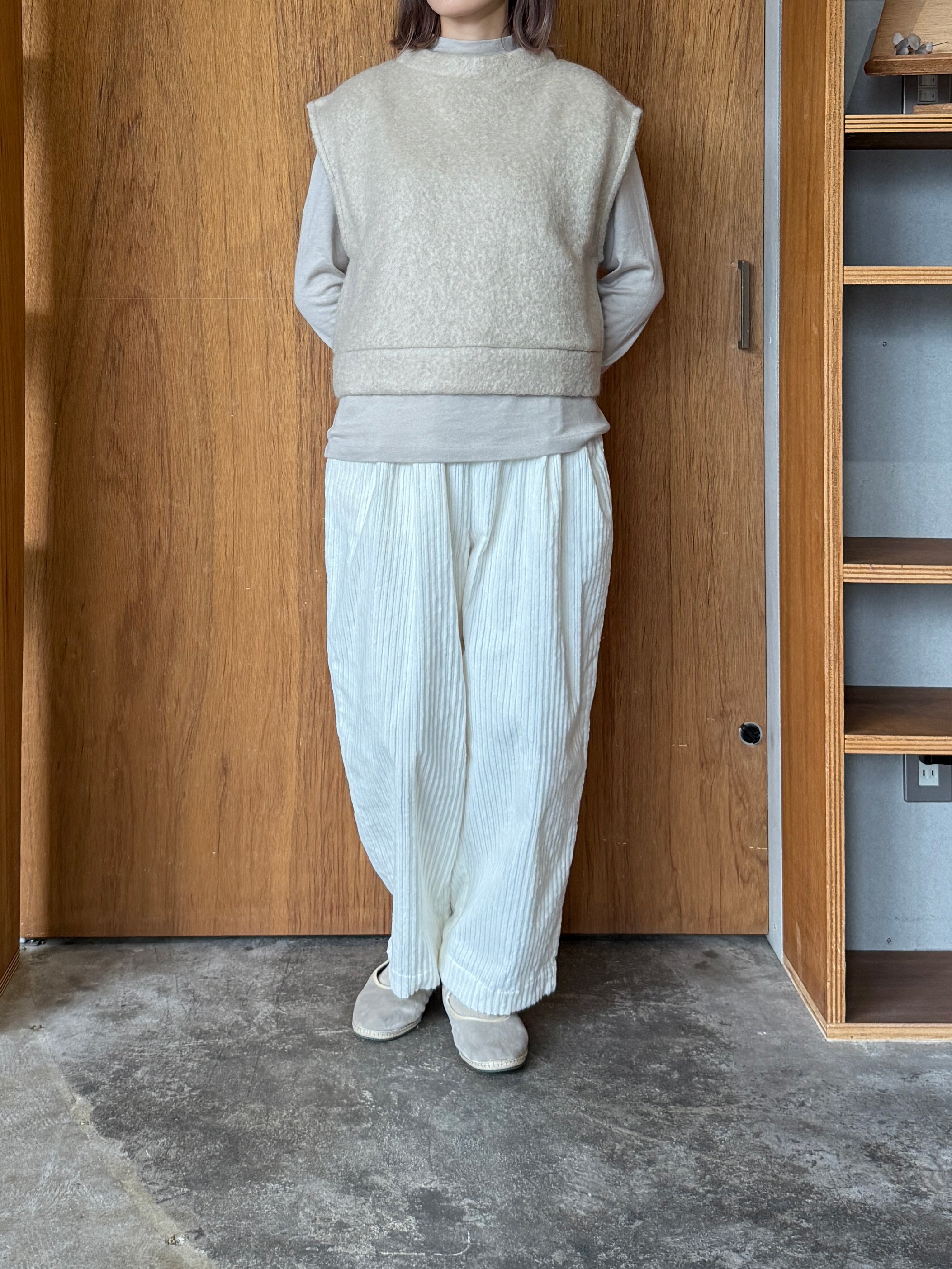 UNIVERSAL TISSU / 親子コーデュロイ イージーサルエルPT（オフ）