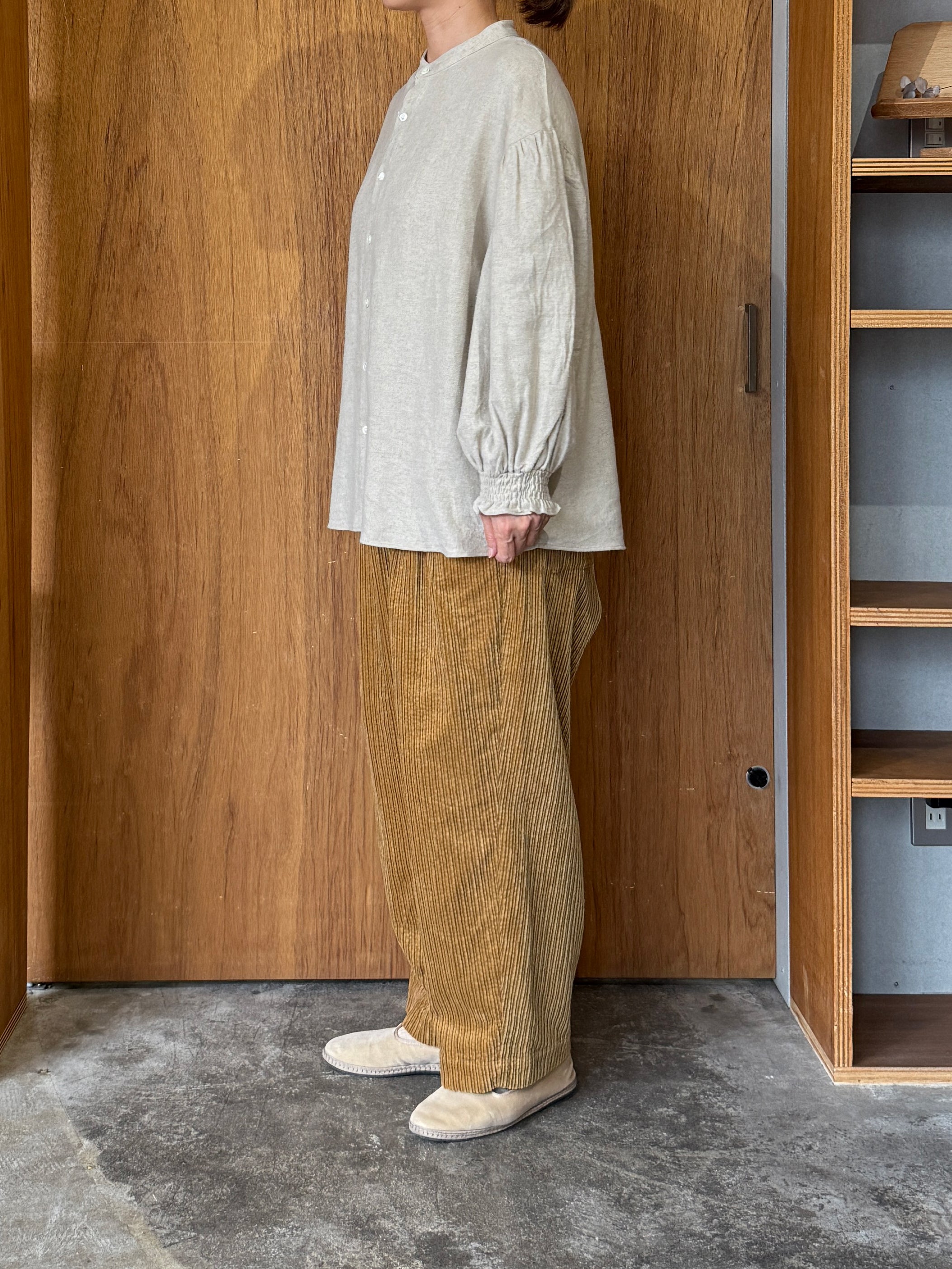 UNIVERSAL TISSU / 親子コーデュロイ イージーサルエルPT（キャメル）