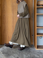 PARIS DE AOUNE /  シープヘアーモヘア ベスト（グレージュ）