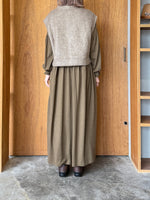 PARIS DE AOUNE /  シープヘアーモヘア ベスト（グレージュ）