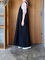 Vlas Blomme /C/L Crisp　2Wayジャンパースカート (Black)