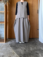 Vlas Blomme / サイドタックスカート  (Gray)