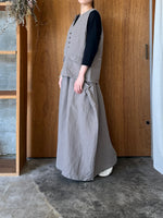 Vlas Blomme / サイドタックスカート  (Gray)