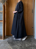 Vlas Blomme / Ramie Canvas レザーベルト2Wayドレス  (D.Charcoal)