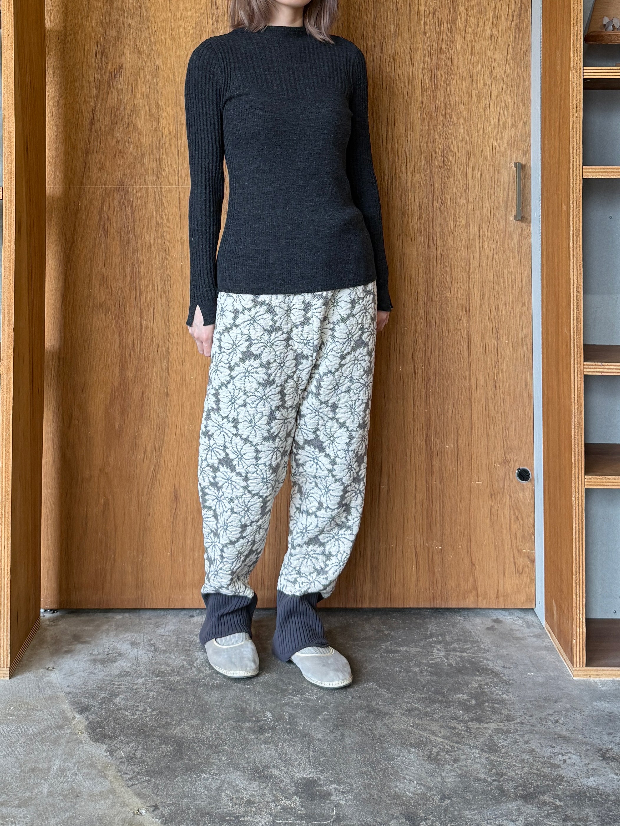 GASA*/ 存在すること ニットプルオーバー (dark charcoal)