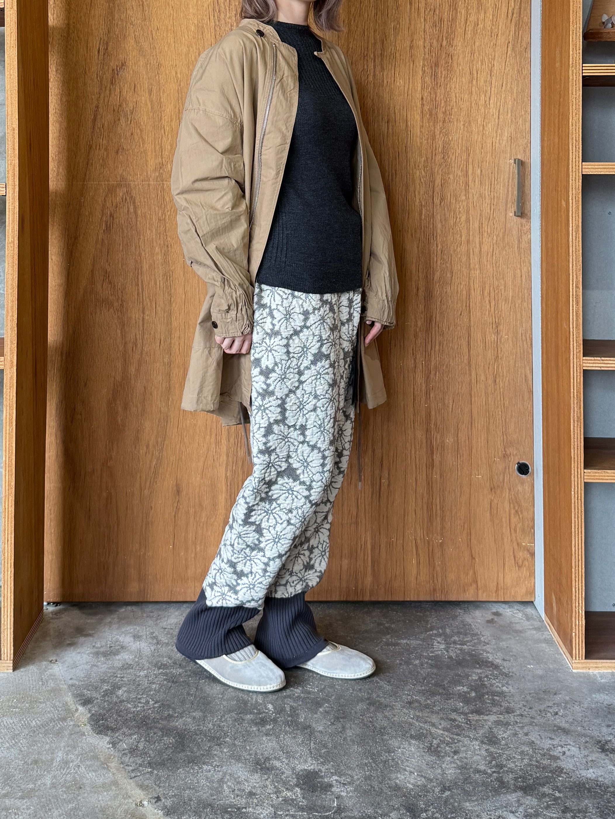 GASA*/ 存在すること ニットプルオーバー (dark charcoal)