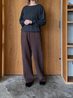 suzuki takayuki / high gauge knitted pullover（heather charcoal）